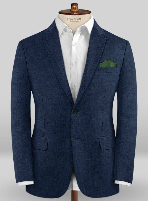 Caccioppoli Wool Blue Gazepi Suit - StudioSuits