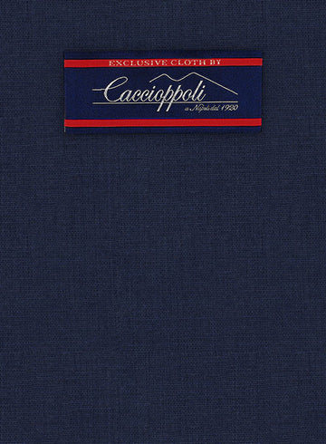 Caccioppoli Wool Blue Sorne Jacket - StudioSuits