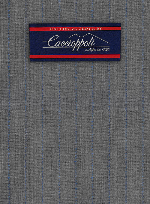 Caccioppoli Wool Gray Savi Jacket - StudioSuits