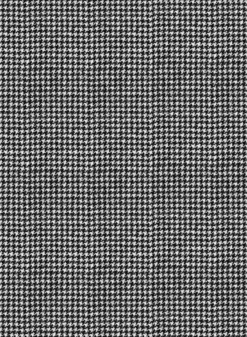 Caccioppoli Saghio Houndstooth Gray Wool Suit - StudioSuits