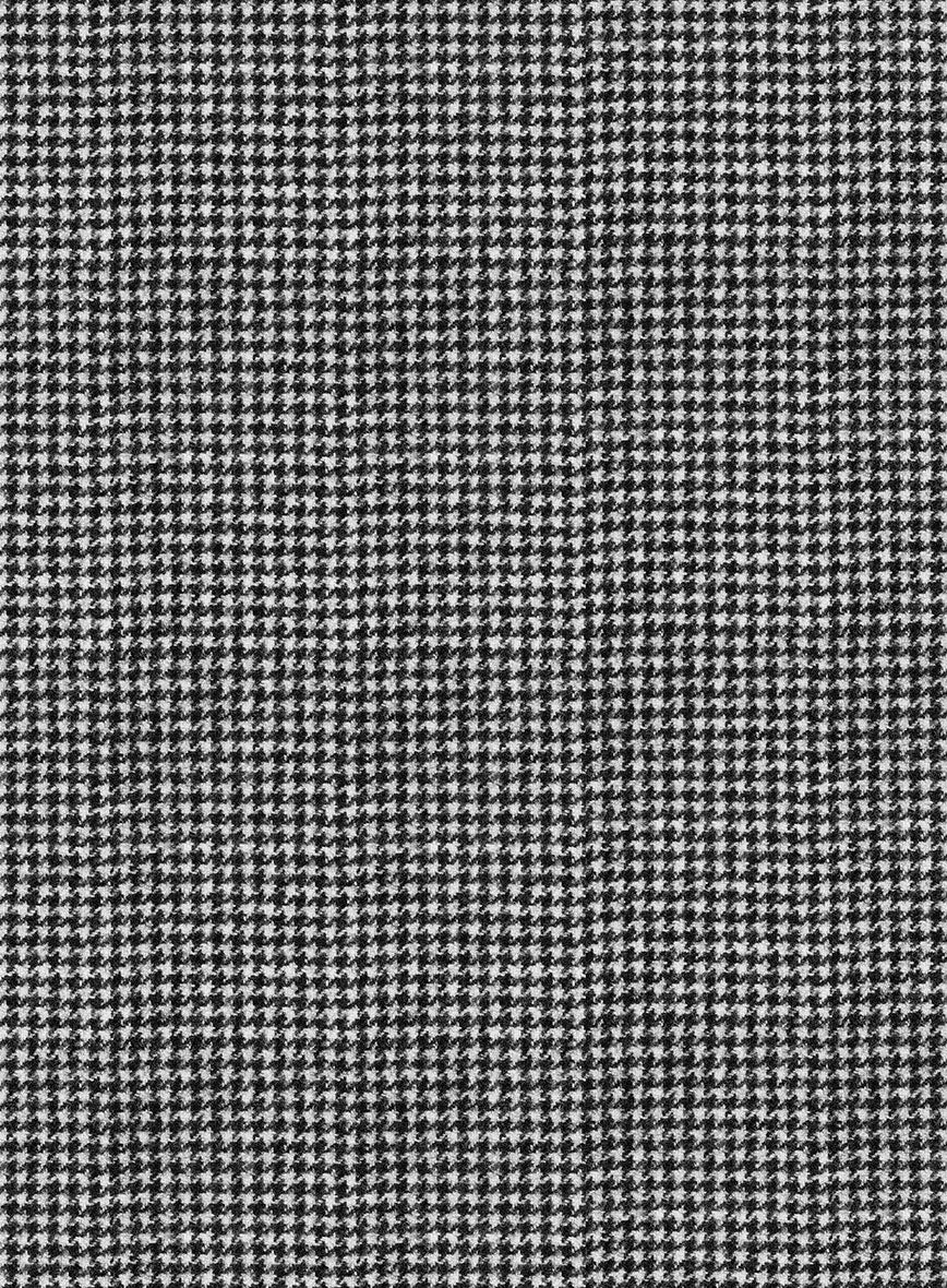 Caccioppoli Saghio Houndstooth Gray Wool Suit - StudioSuits