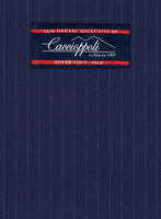 Caccioppoli Sun Dream Mavas Blue Wool Silk Jacket - StudioSuits