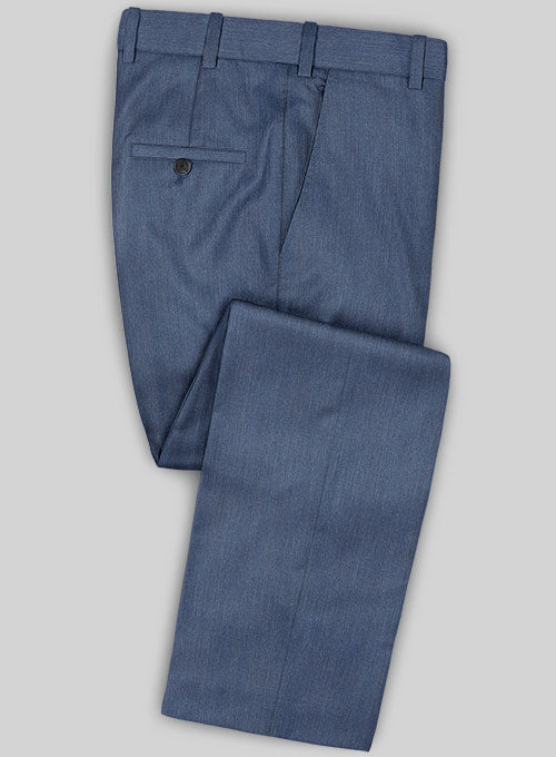 Caccioppoli Sun Dream Rafana Blue Wool Silk Suit - StudioSuits