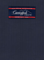 Caccioppoli Sun Dream Rizzo Dark Blue Wool Silk Pants - StudioSuits
