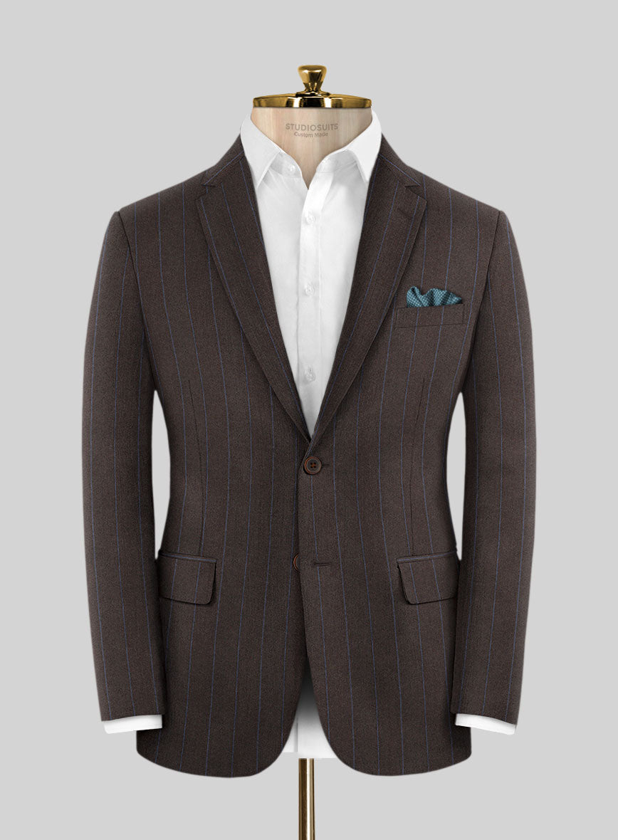 Caccioppoli Edoara Brown Wool Suit - StudioSuits