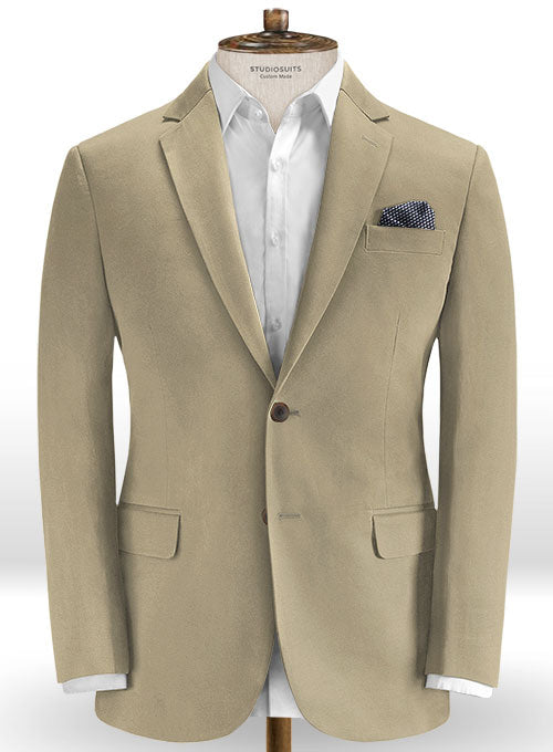 Camel Stretch Chino Suit - StudioSuits