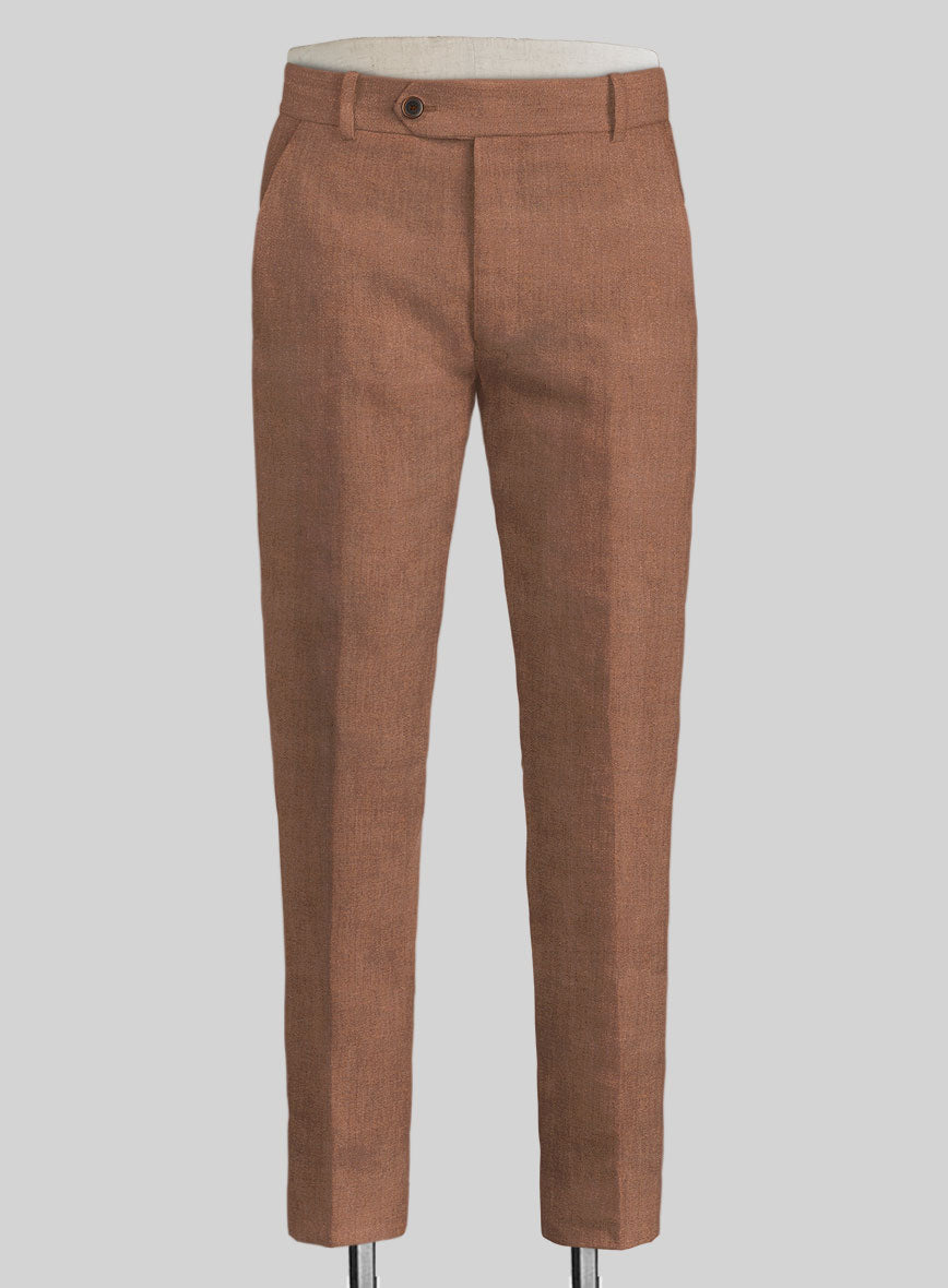 Campari Copper Linen Pants - StudioSuits