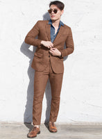 Campari Copper Linen Suit - StudioSuits