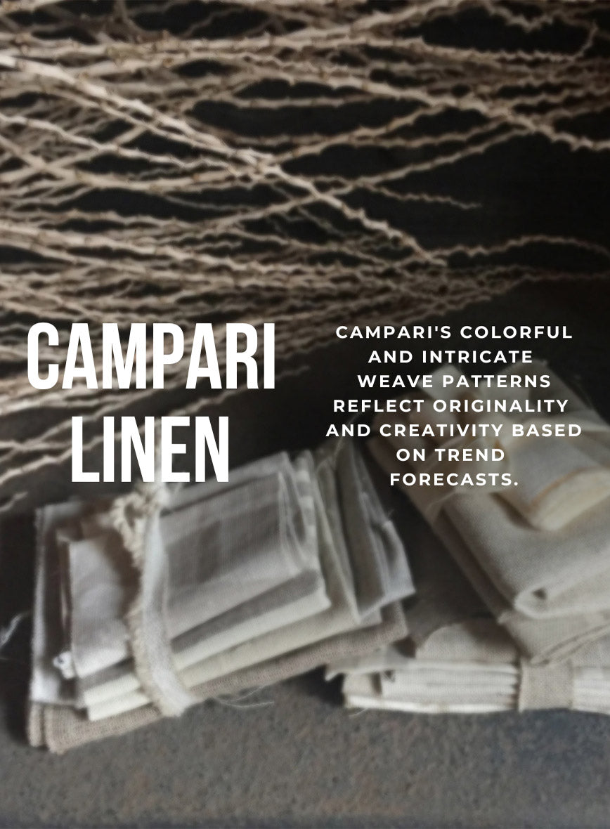 Campari Berry Blue Linen Pants - StudioSuits