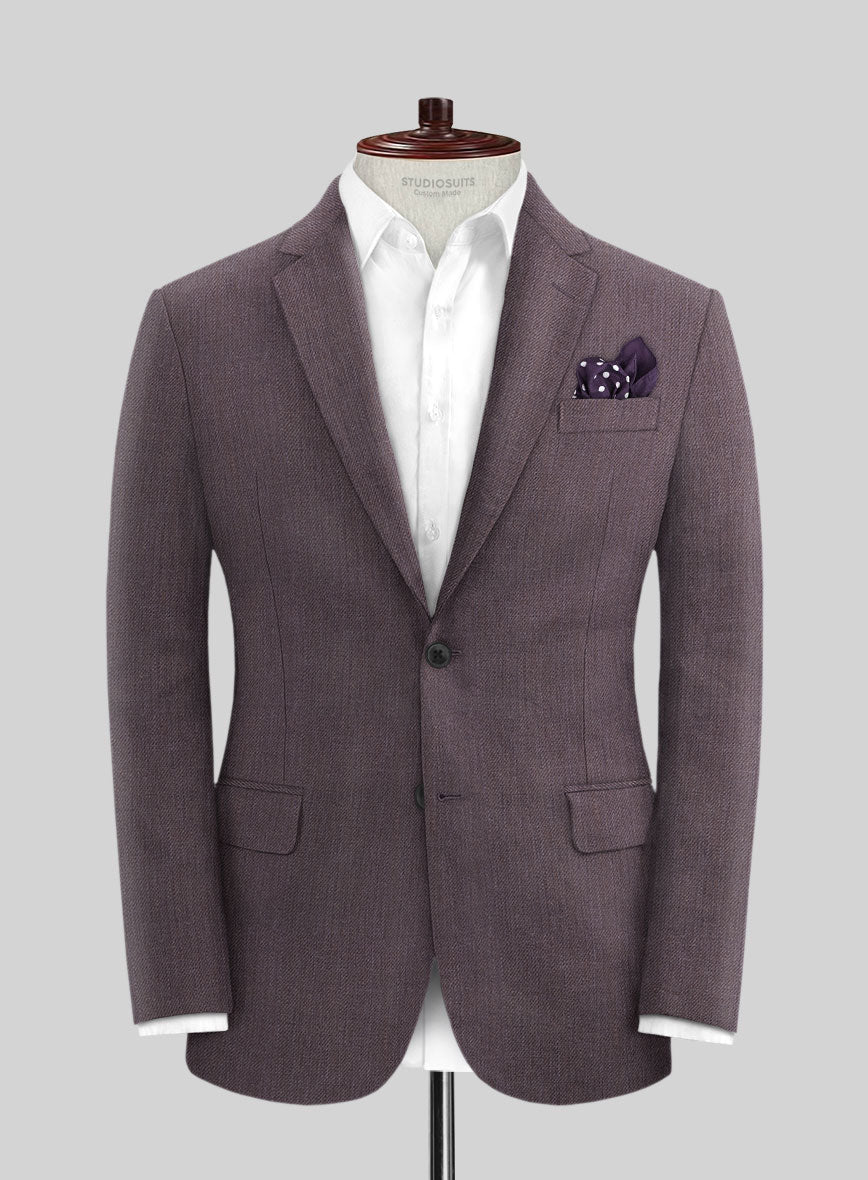 Campari Mystic Mauve Linen Jacket - StudioSuits