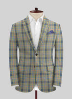Campari Spring Checks Linen Suit - StudioSuits