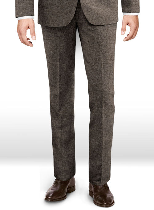 Carre Brown Tweed Pants - Pre Set Sizes - Quick Order - StudioSuits