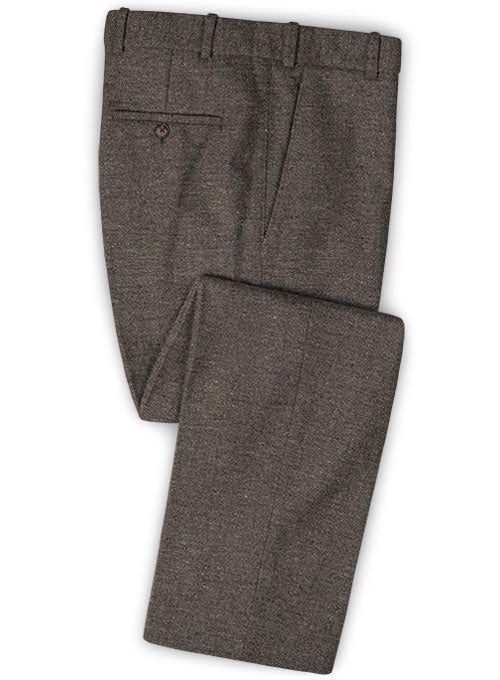 Carre Brown Tweed Pants - Pre Set Sizes - Quick Order - StudioSuits