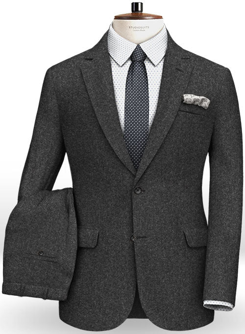 Cashmere Flannel Tupa Wool Suit - StudioSuits