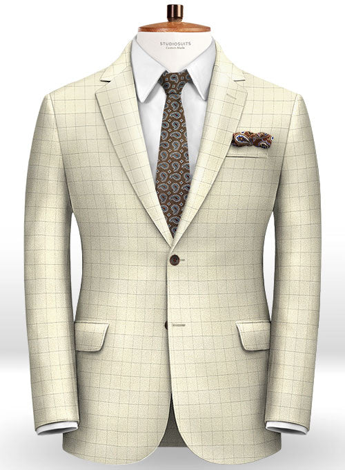 Casino Cotton Wool Stretch Suit - StudioSuits