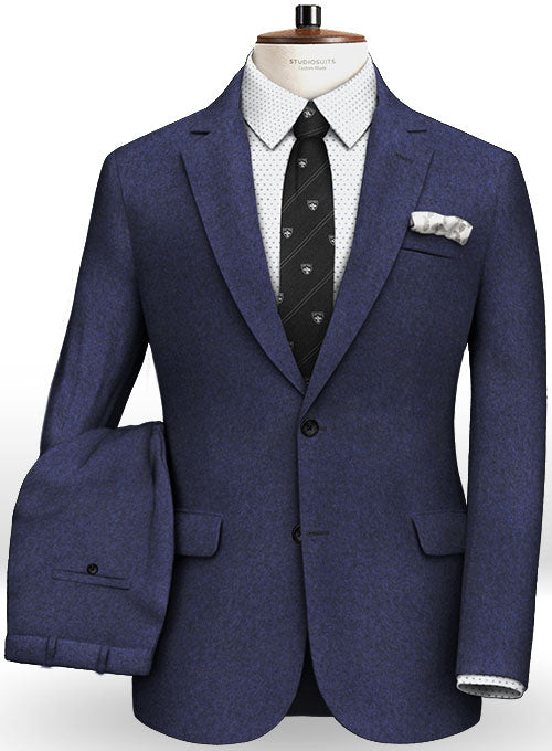 Cashmere Flannel Diza Wool Suit - StudioSuits