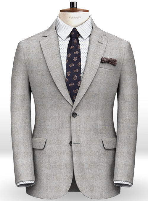 Cashmere Flannel Fero Wool Suit - StudioSuits