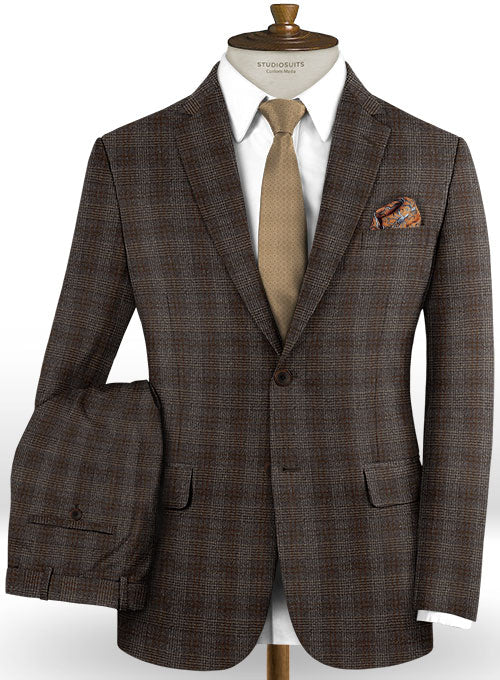 Cerruti Anlese Brown Wool Suit - StudioSuits