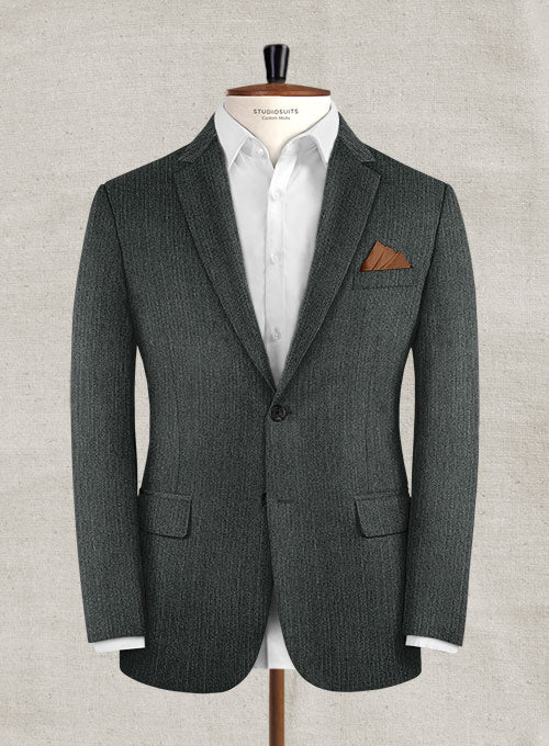 Cerruti Dicho Gray Wool Jacket - StudioSuits