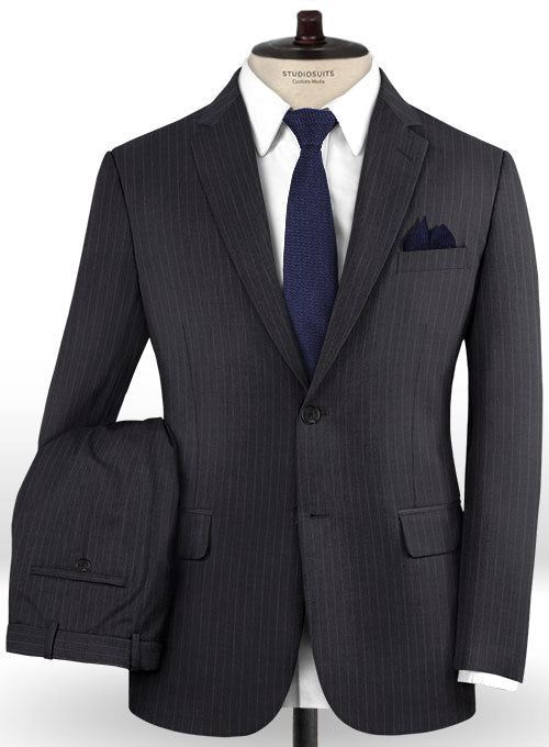Cerruti Domeni Dark Gray Wool Suit - StudioSuits
