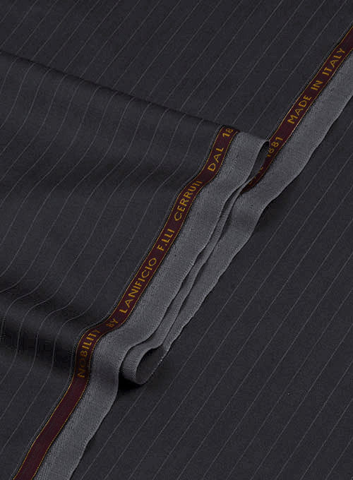 Cerruti Domeni Dark Gray Wool Suit - StudioSuits