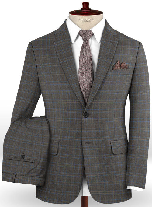 Cerruti Rhiama Gray Wool Silk Linen Suit - StudioSuits