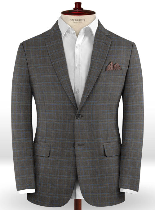 Cerruti Rhiama Gray Wool Silk Linen Suit - StudioSuits