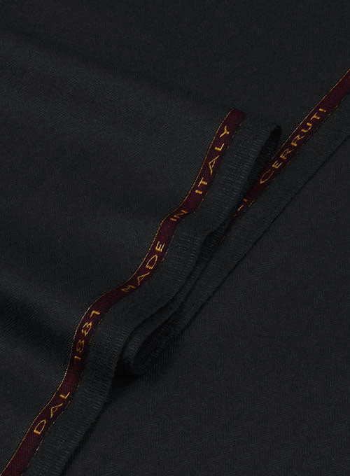Cerruti Zavore Black Wool Pants - StudioSuits