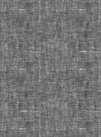 Chambray Black Pure Linen Jacket - StudioSuits