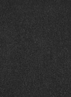 Charcoal Herringbone Tweed Double Breasted Overcoat - StudioSuits