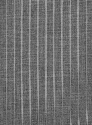 Charles Clayton Bisela Gray Stripe Wool Jacket - StudioSuits