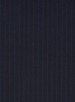 Charles Clayton Iada Blue Stripe Wool Cashmere Jacket - StudioSuits