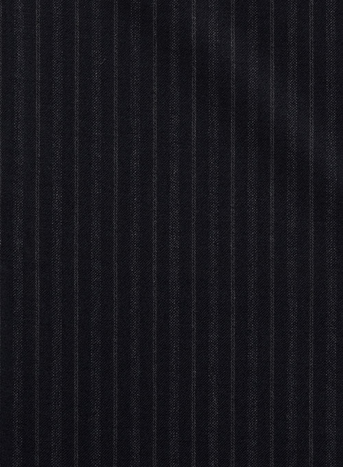 Charles Clayton Pasco Blue Stripe Wool Jacket - StudioSuits