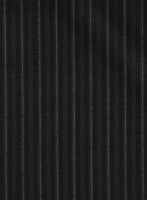 Charles Clayton Toria Black Stripe Wool Jacket - StudioSuits