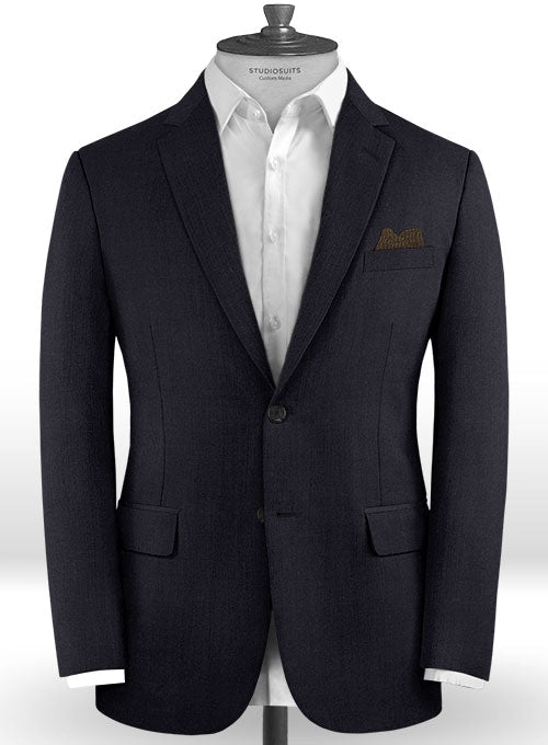 Charles Clayton Zacico Dark Blue Wool Suit - StudioSuits