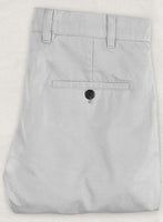 Washed Light Gray Chinos - StudioSuits