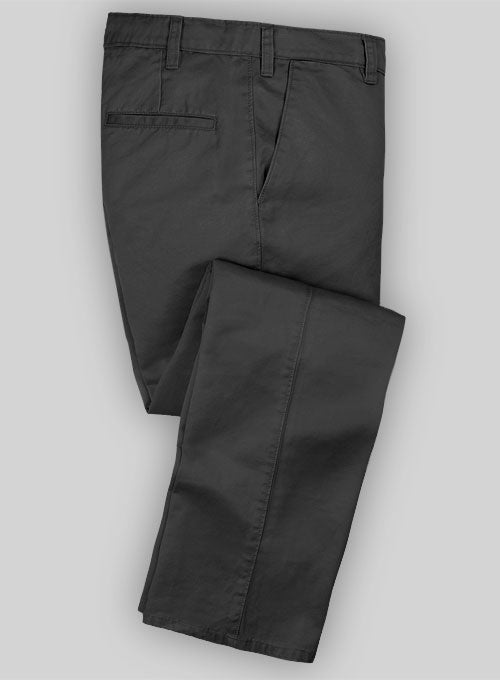 Washed Rich Gray Chinos - StudioSuits