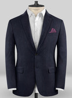 Colombo Deep Blue Cashmere Jacket - StudioSuits