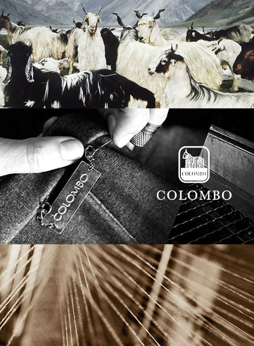 Colombo Deep Blue Cashmere Jacket - StudioSuits