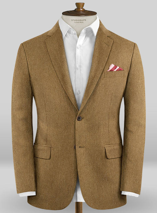 Colombo Khaki Cashmere Jacket - StudioSuits