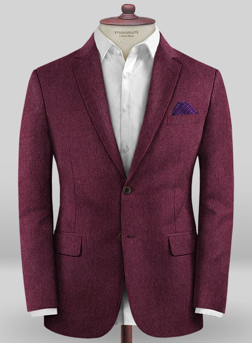 Colombo Wine Cashmere Jacket - StudioSuits