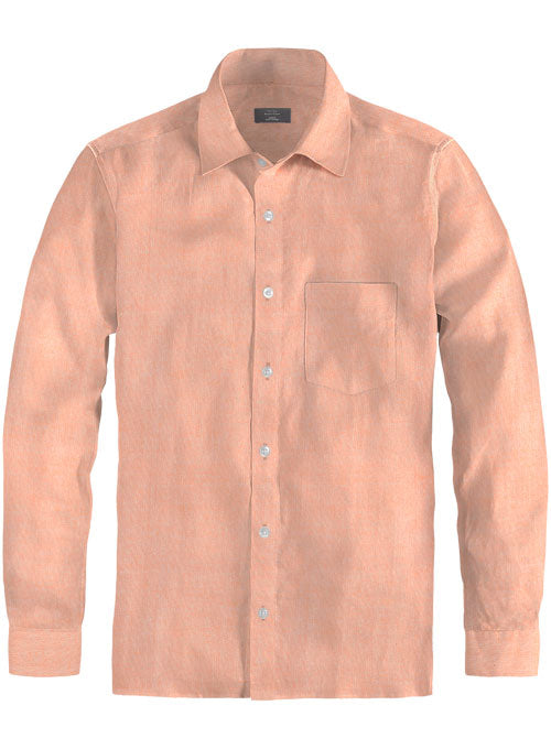 Coral Chambray Shirt