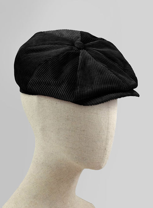 Corduroy Newsboy Cap - StudioSuits