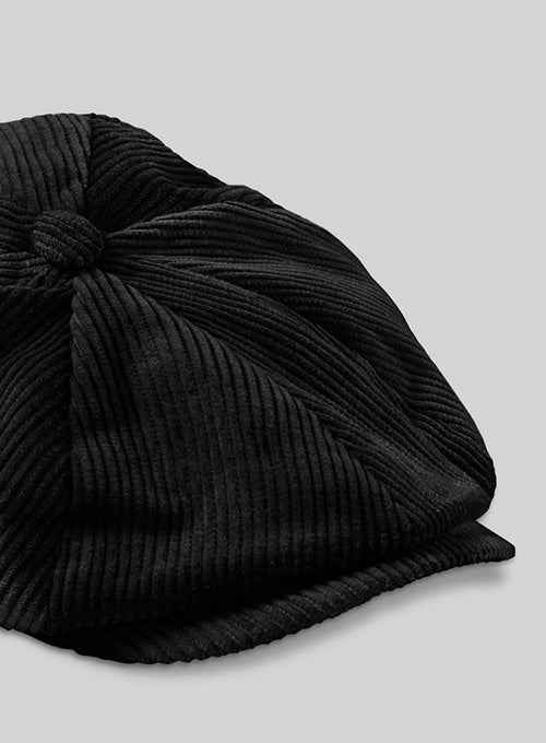 Corduroy Newsboy Cap - StudioSuits