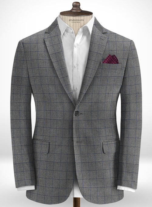 Cotton Alddi Gray Suit - StudioSuits