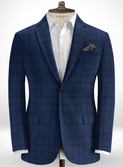 Cotton Fablo Blue Suit - StudioSuits