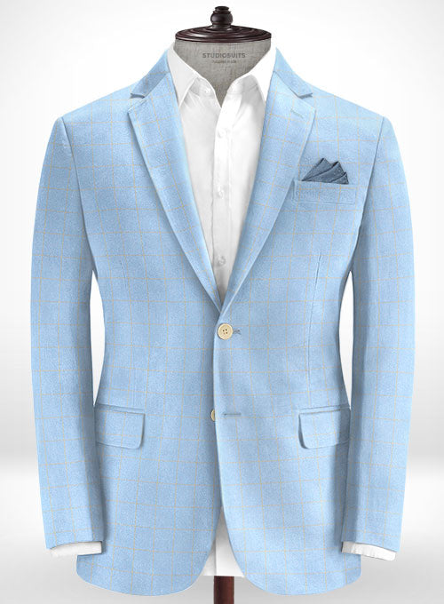 Cotton Nolfi Blue Suit - StudioSuits