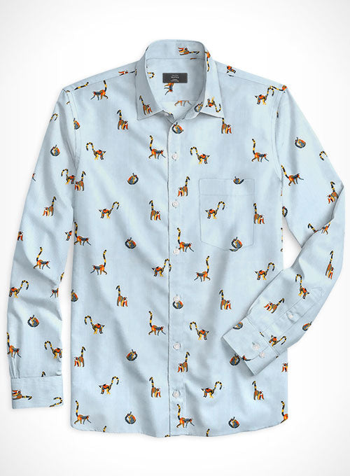 Cotton Romani Lemurs Shirt