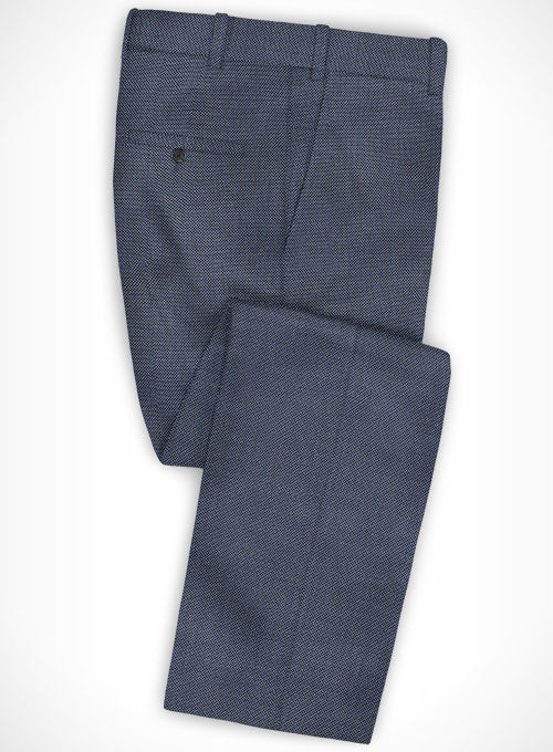 Cotton Sele Blue Suit - StudioSuits