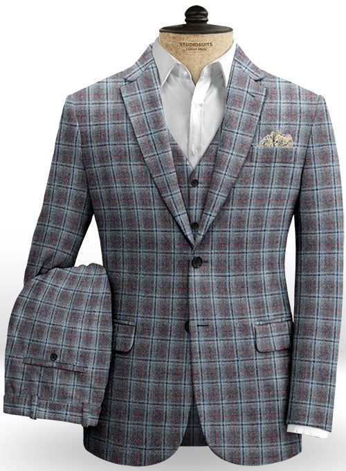 Country Gray Tweed Suit - StudioSuits